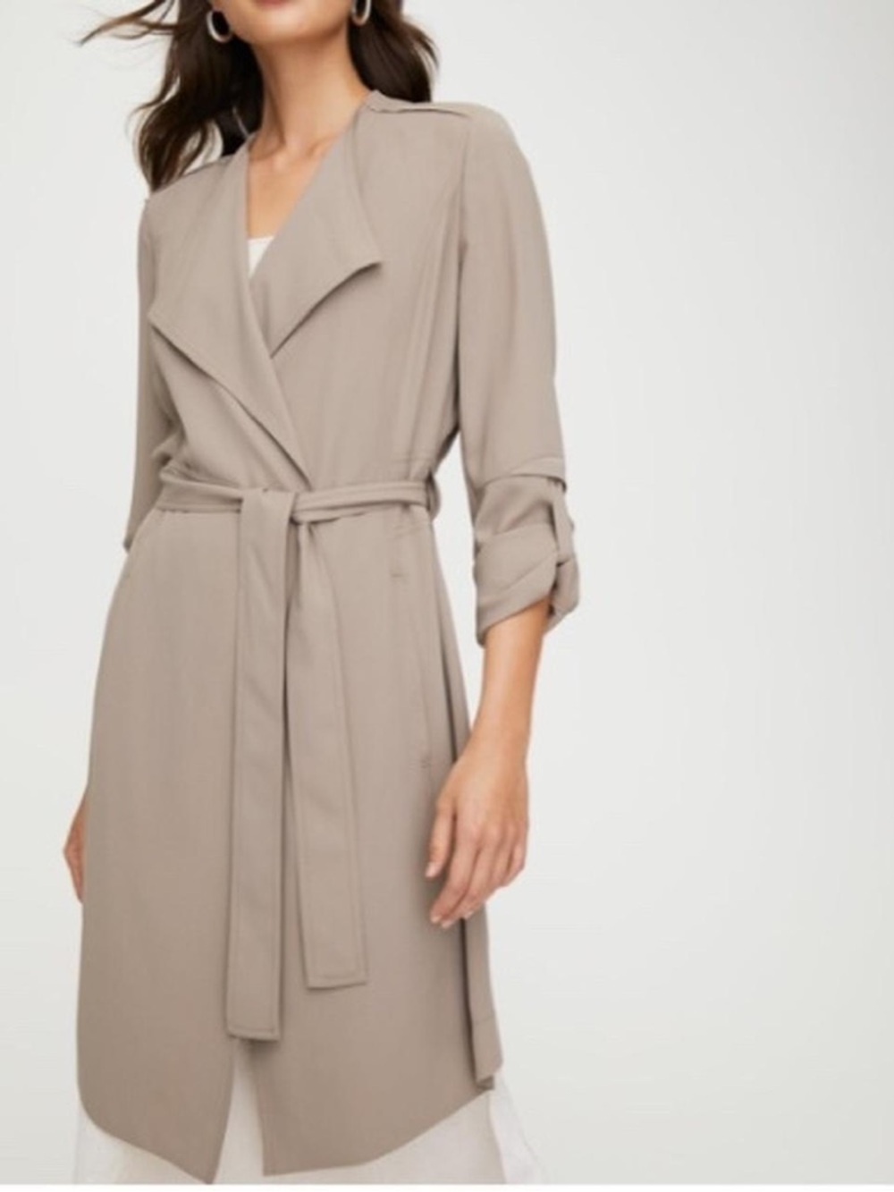 Babaton camel coloured trench size XS. Great condition. Light weight.